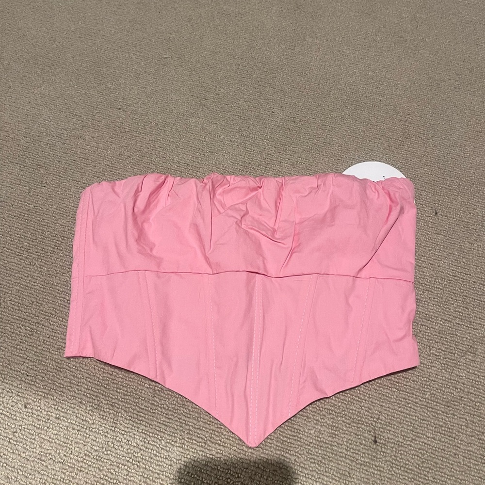 Princess polly pink corset crop top